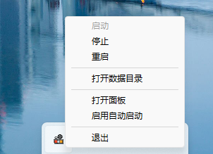 AMMDS Launcher Tray Menu