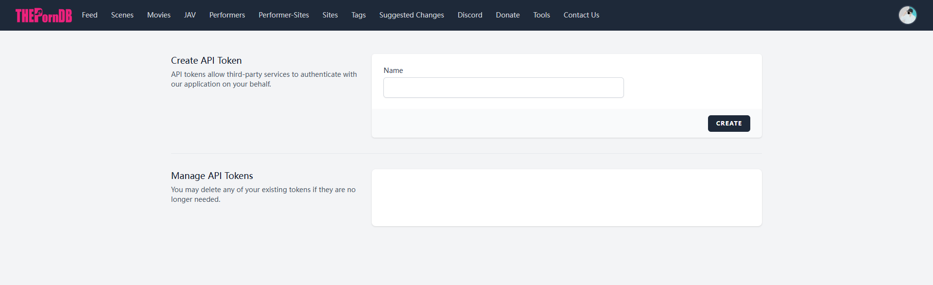 ThePornDB Account Registration